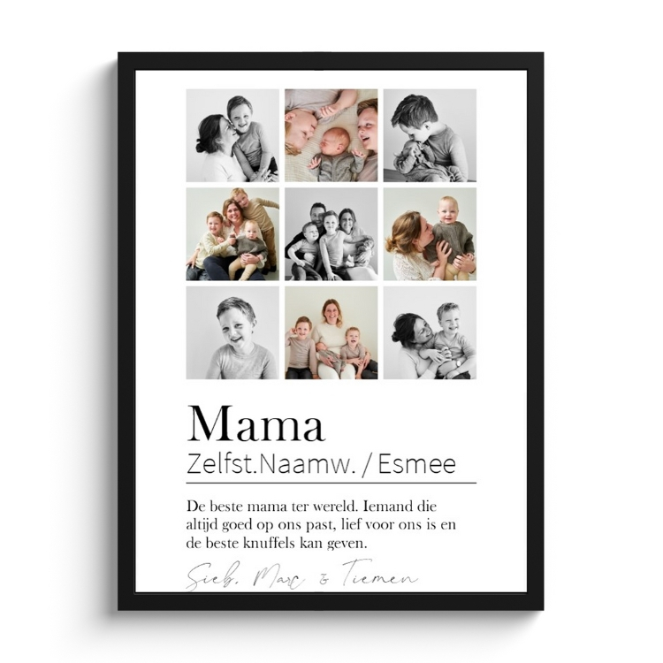 Mama betekenis collage