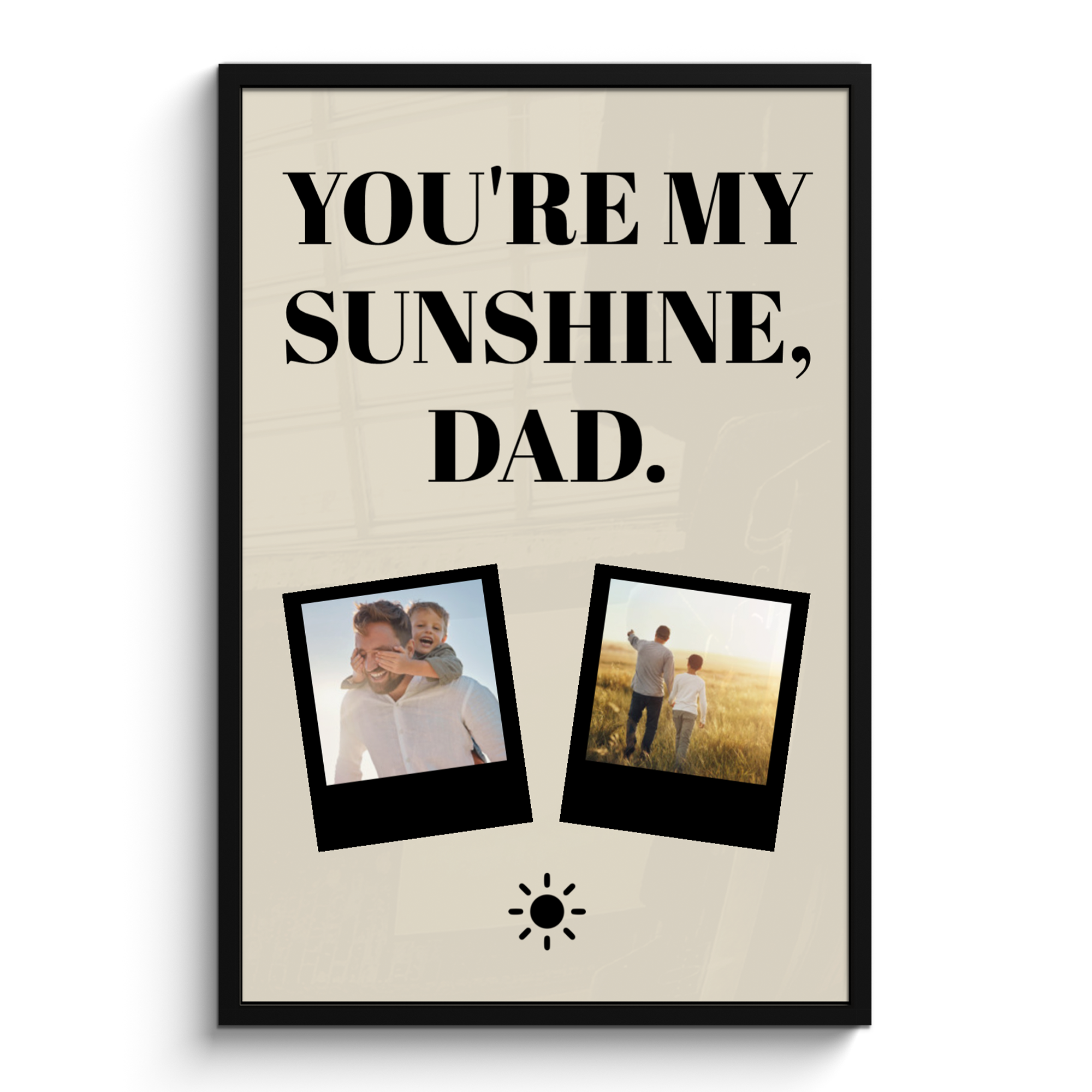 Foto in lijst You're my sunshine