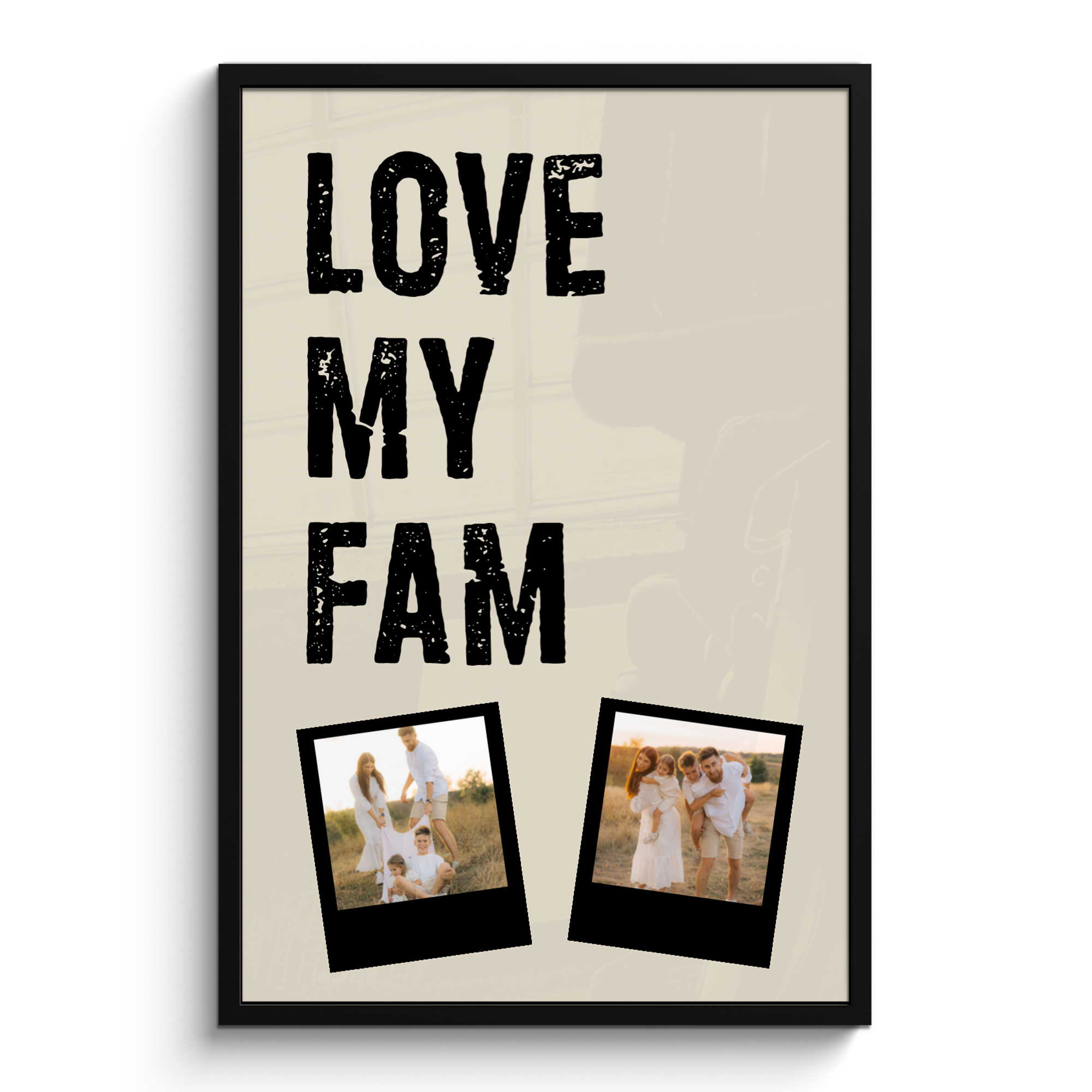 Foto in lijst Love fam 2 polaroids