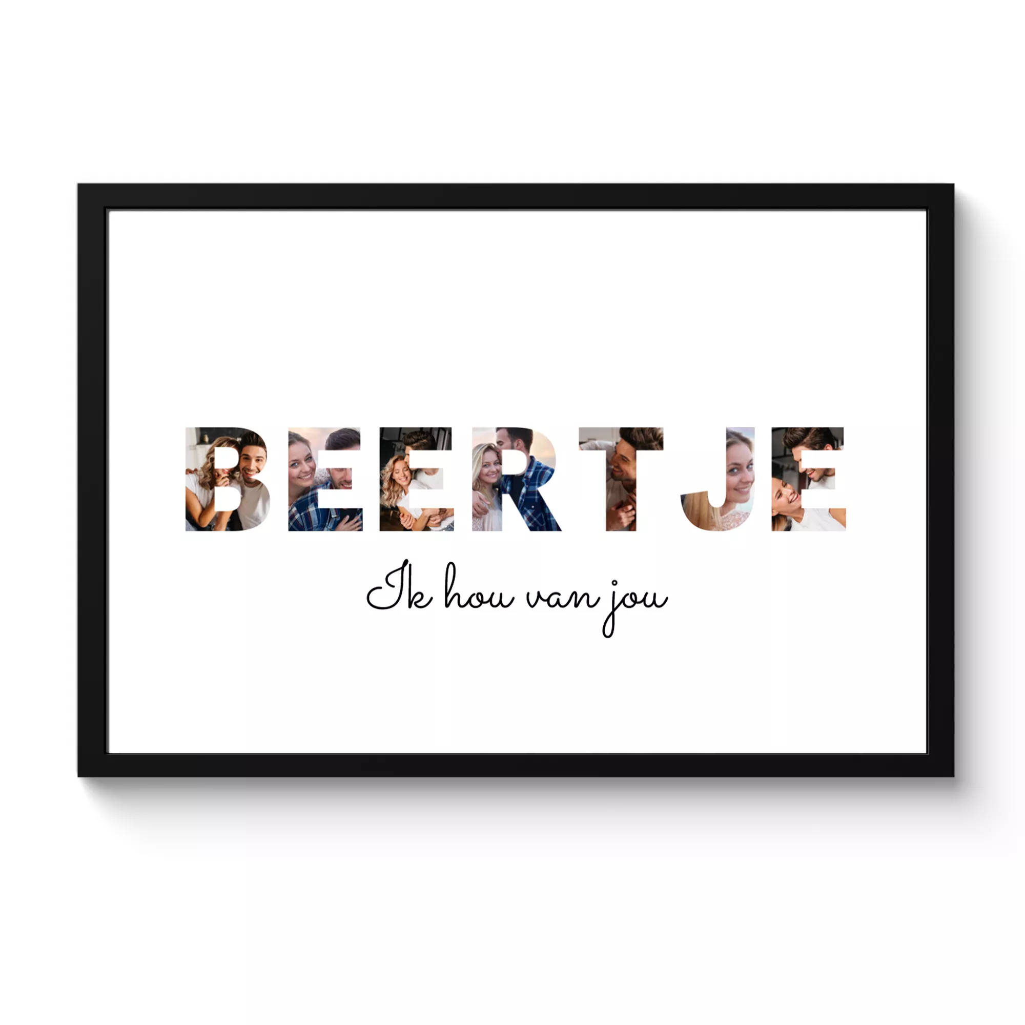Letter collage Beertje