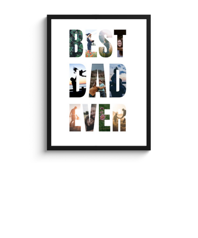 Foto in lijst - Best dad ever