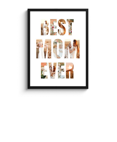 Foto in lijst - Best mom ever