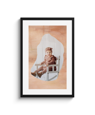 Foto in lijst - Abstracte vorm