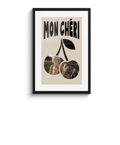 Foto in lijst - Mon Chéri