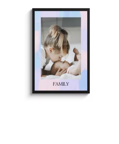 Foto in lijst - Pastel 
