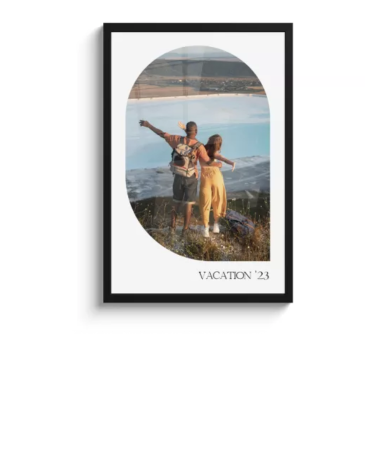 Foto in lijst - Ballon vorm