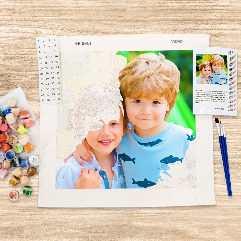 Schilderen op nummer eigen foto kopen? | Fotocadeau.nl!