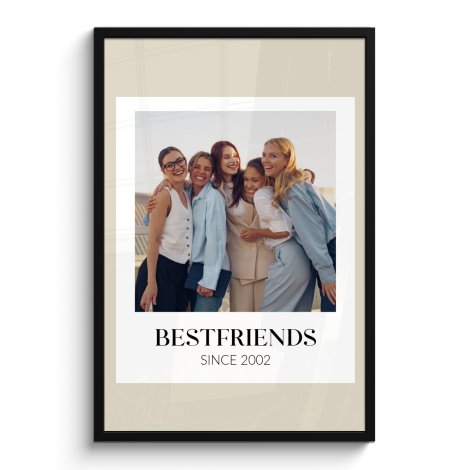 Poster met lijst - You are the best met 1 foto