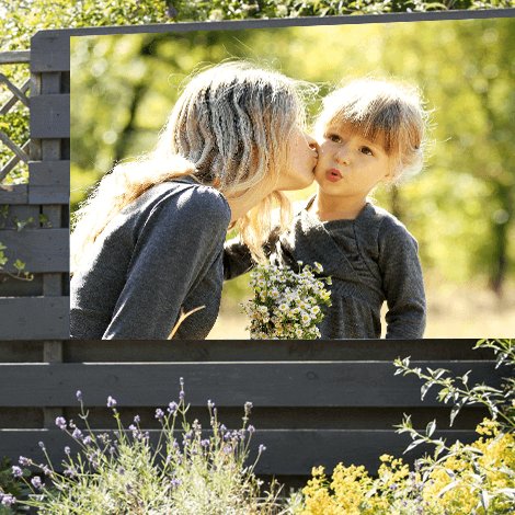 photo on garden poster