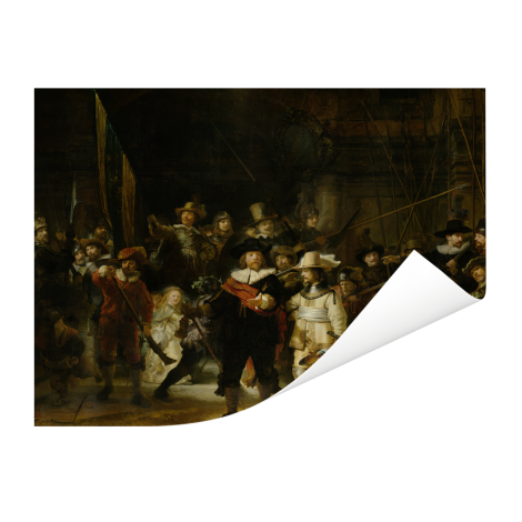 De Nachtwacht - Schilderij van Rembrandt van Rijn Poster