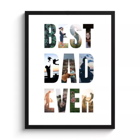 Foto in lijst - Best dad ever