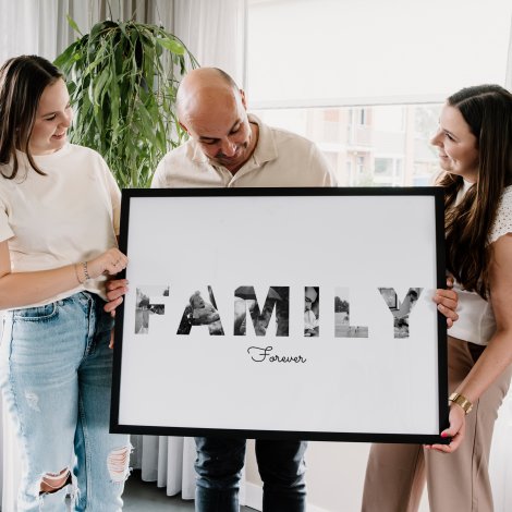 Letter collage - Family