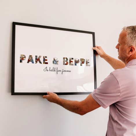 Poster met lijst - Pake & Beppe