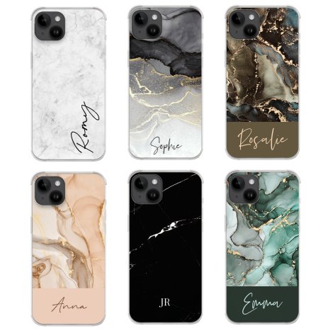 6 mogelijke telefoonhoesjes marmer