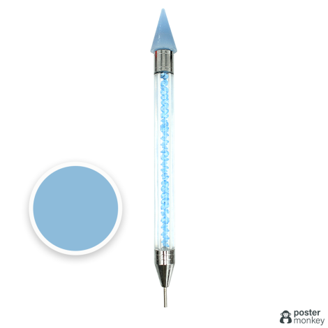 Blauwe diamond painting pen