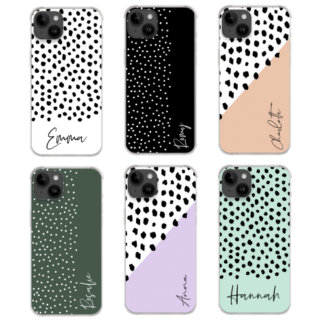 6 voorbeelden van telefoonhoesjes stippen