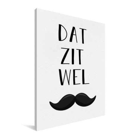 Vaderdag - Dat zit wel snor Canvas