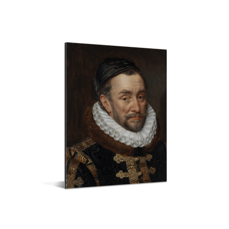 Willem van Oranje - Schilderij van Adriaen Thomasz Aluminium