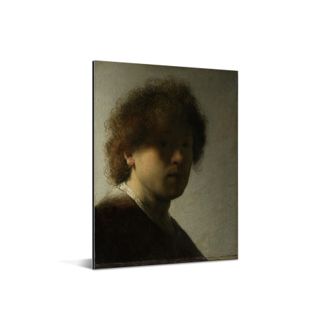Zelfportret van Rembrandt - Schilderij van Rembrandt van Rijn Aluminium