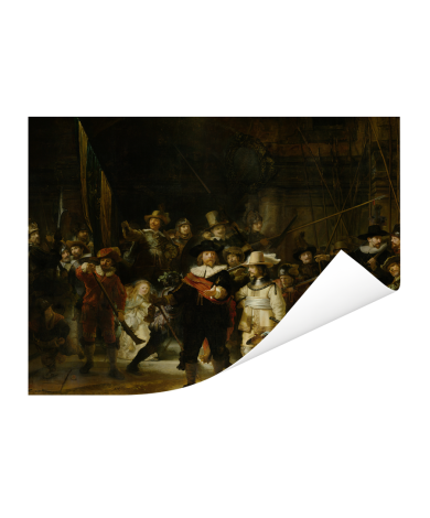 De Nachtwacht - Schilderij van Rembrandt van Rijn Poster