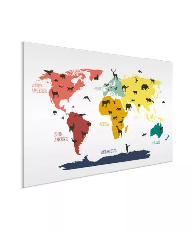 Dieren kleuren aluminium