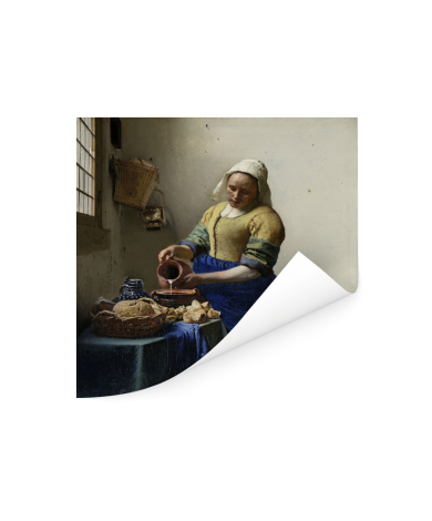 Het melkmeisje - Schilderij van Johannes Vermeer Poster