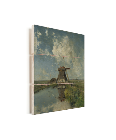 In de maand juli - Schilderij van Paul Joseph Constantin Gabriel Vurenhout met planken