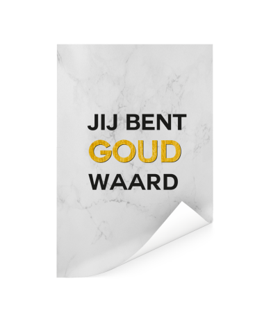 Moederdag - Jij bent goud waard Poster