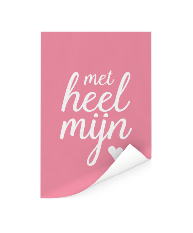 Moederdag - Met heel mijn hart Poster