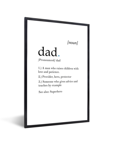 Vaderdag - Definitie Dad Fotolijst