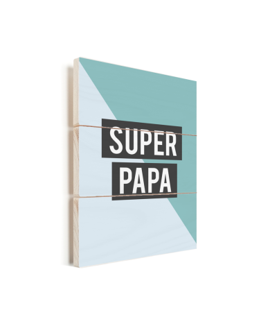 Vaderdag - Super papa - voor de liefste vader Vurenhout
