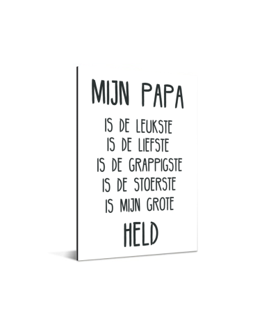 Vaderdag - Mijn papa Aluminium