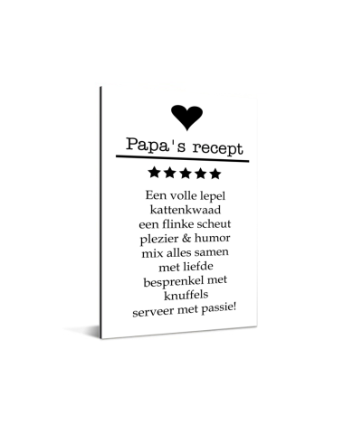 Vaderdag - Papa’s recept Aluminium