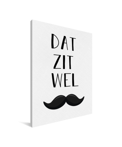 Vaderdag - Dat zit wel snor Canvas