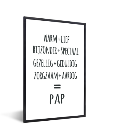 Vaderdag - Pap Fotolijst