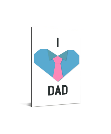 Vaderdag - I love dad Aluminium