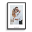 Huwelijksjubileum als poster met lijst thumbnail