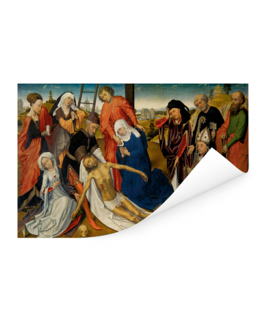 De bewening van Christus - Schilderij van Rogier van der Weyden Poster