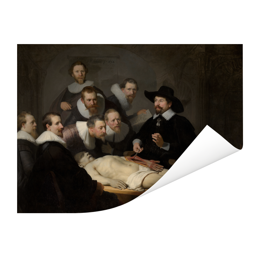 De anatomische les van Dr Nicolaes Tulp Schilderij van Rembrandt van Rijn Poster Oude meesters