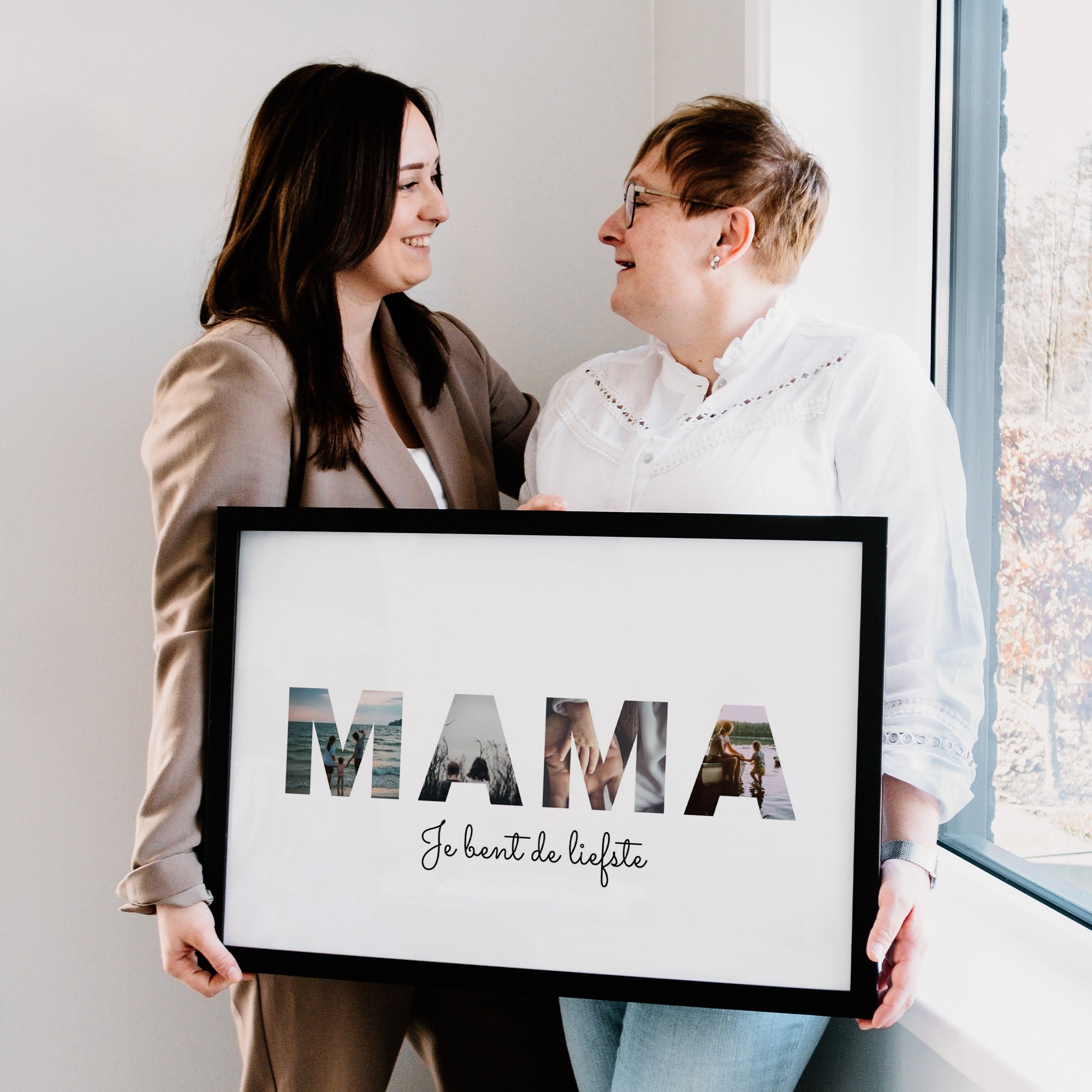 Letter collage voor Mama