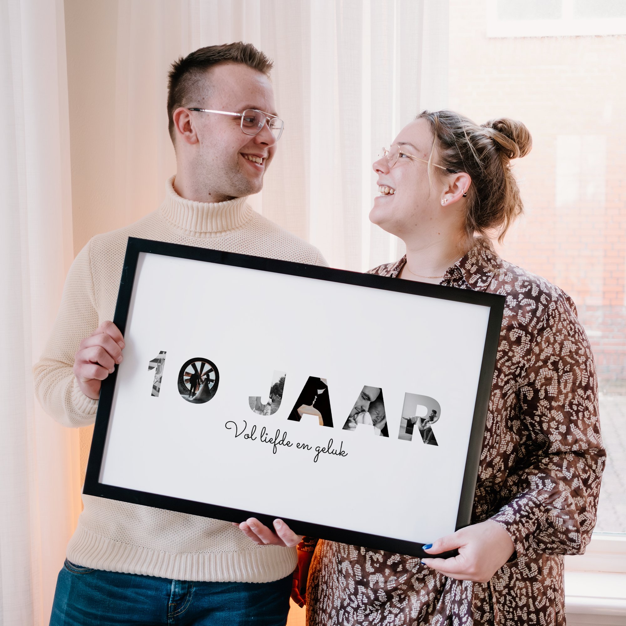 Poster met lijst - jublieum 10 jaar