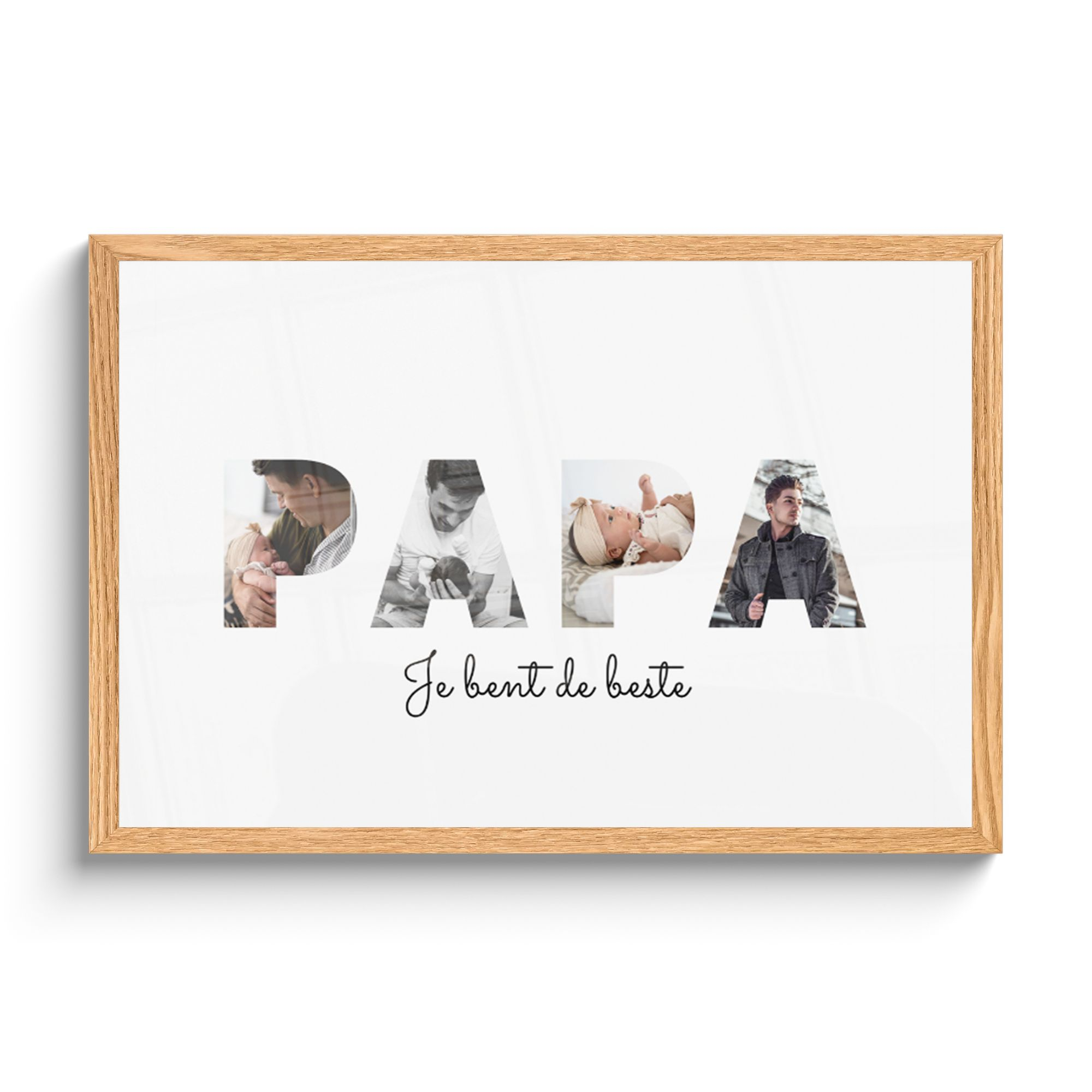Letter collage Papa