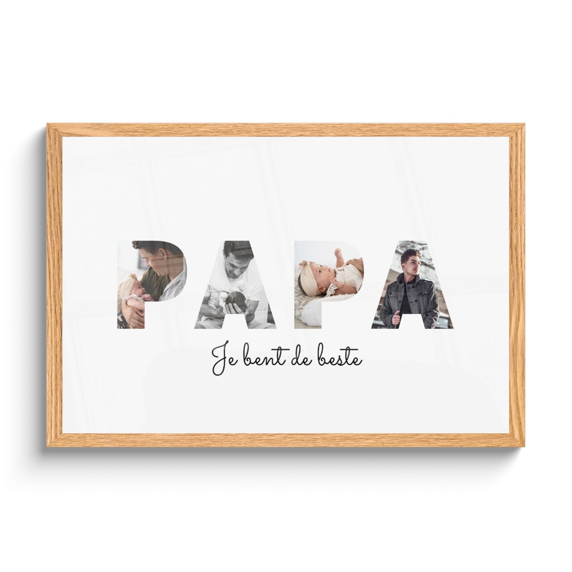 Letter collage Papa