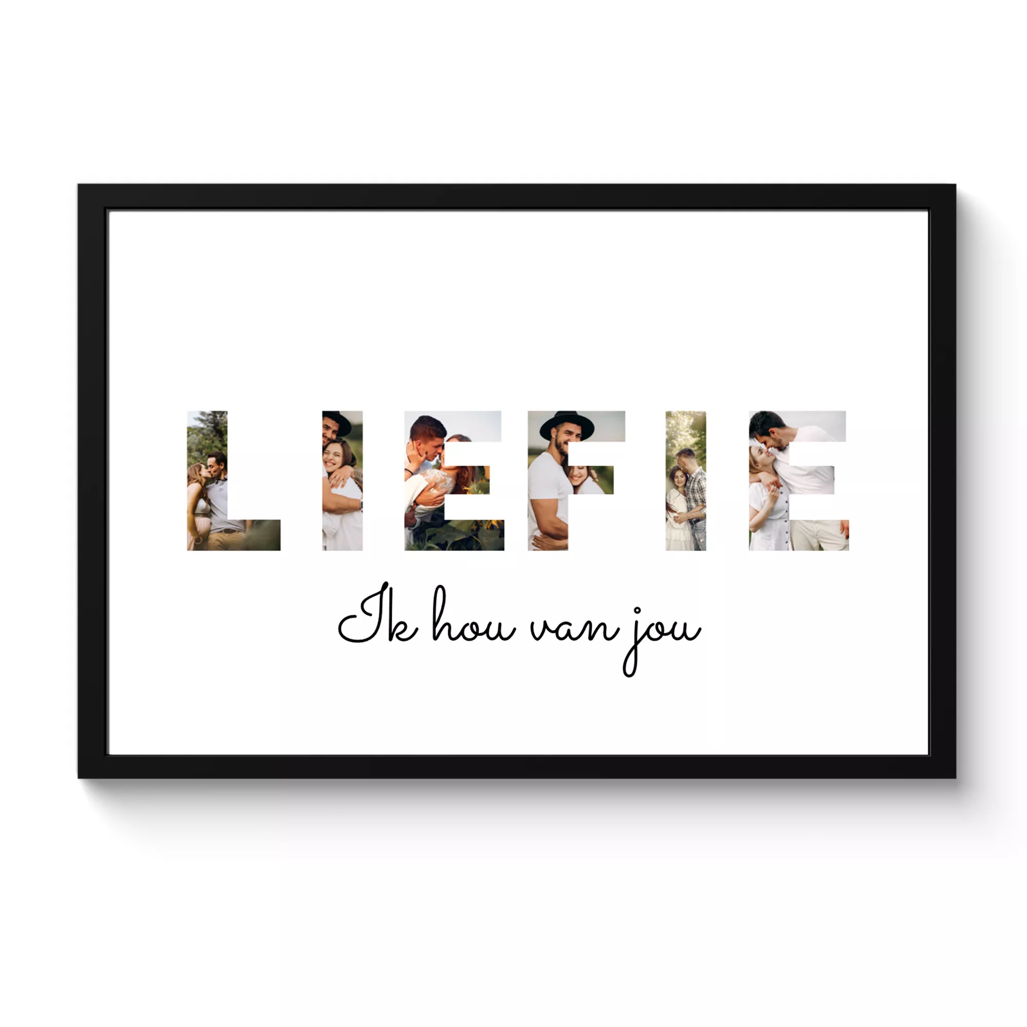 Letter collage Liefie
