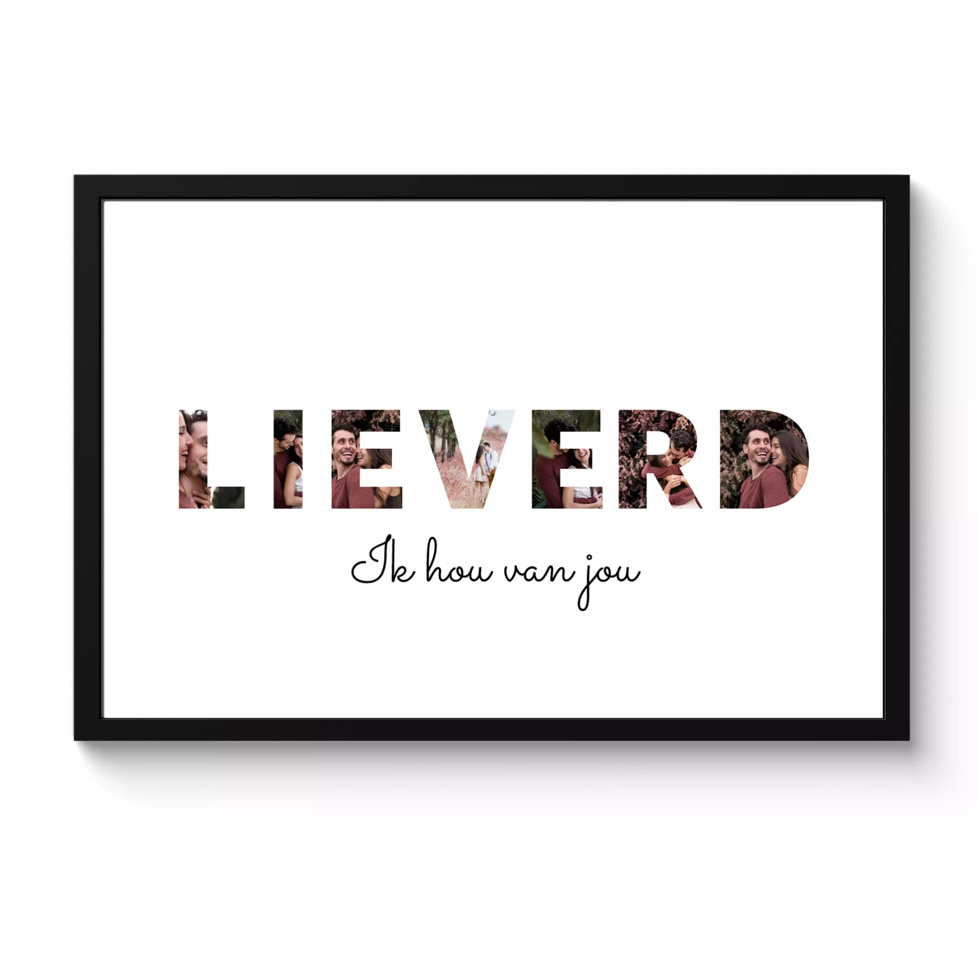 Letter collage Lieverd