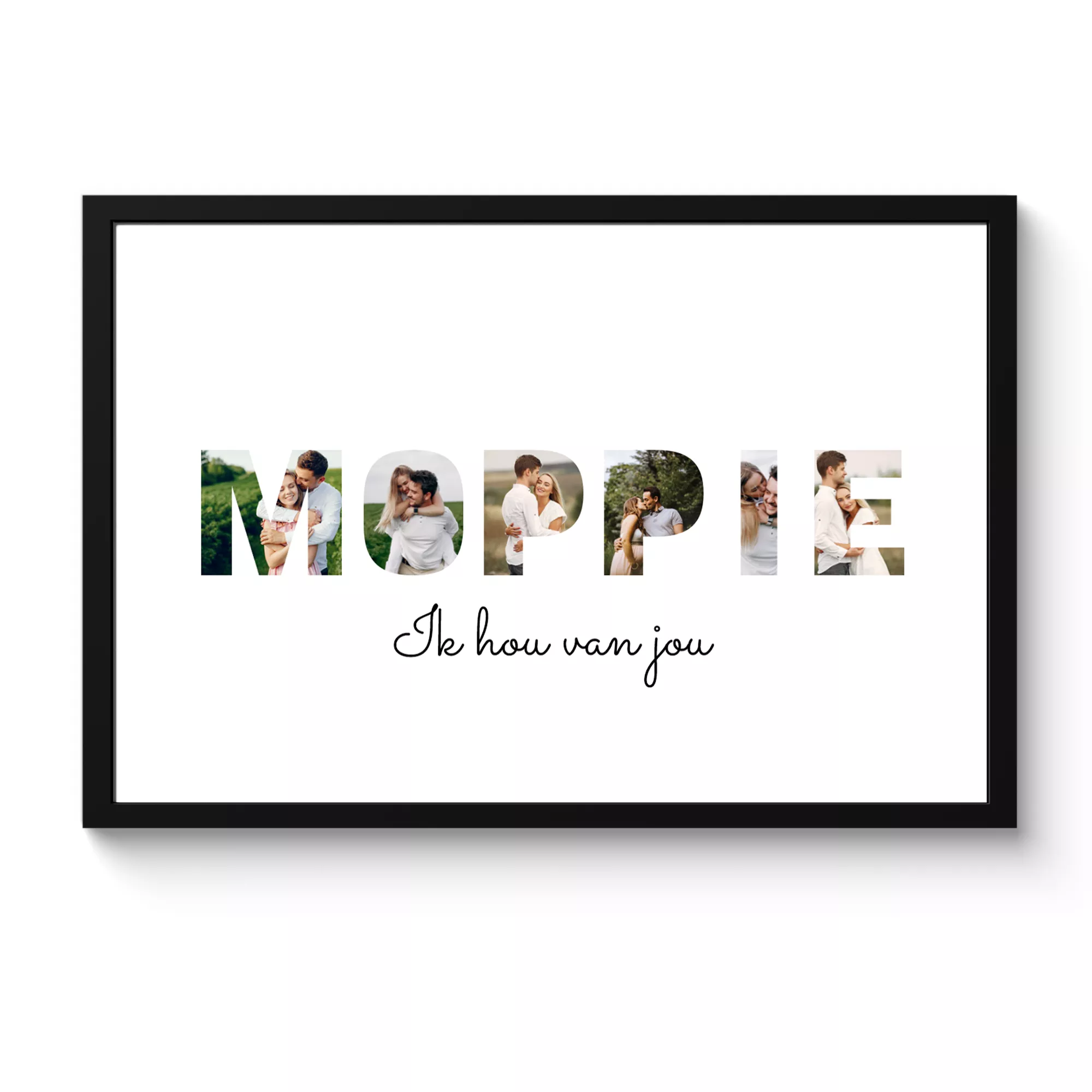 Letter collage Moppie