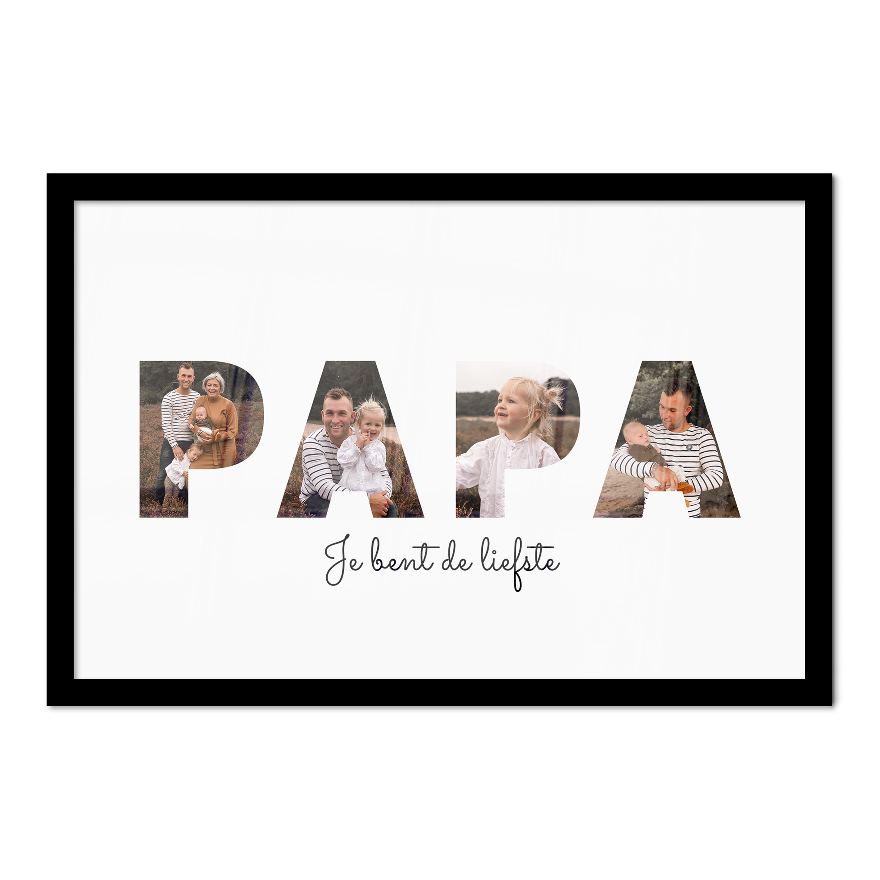 Poster met lijst - Papa