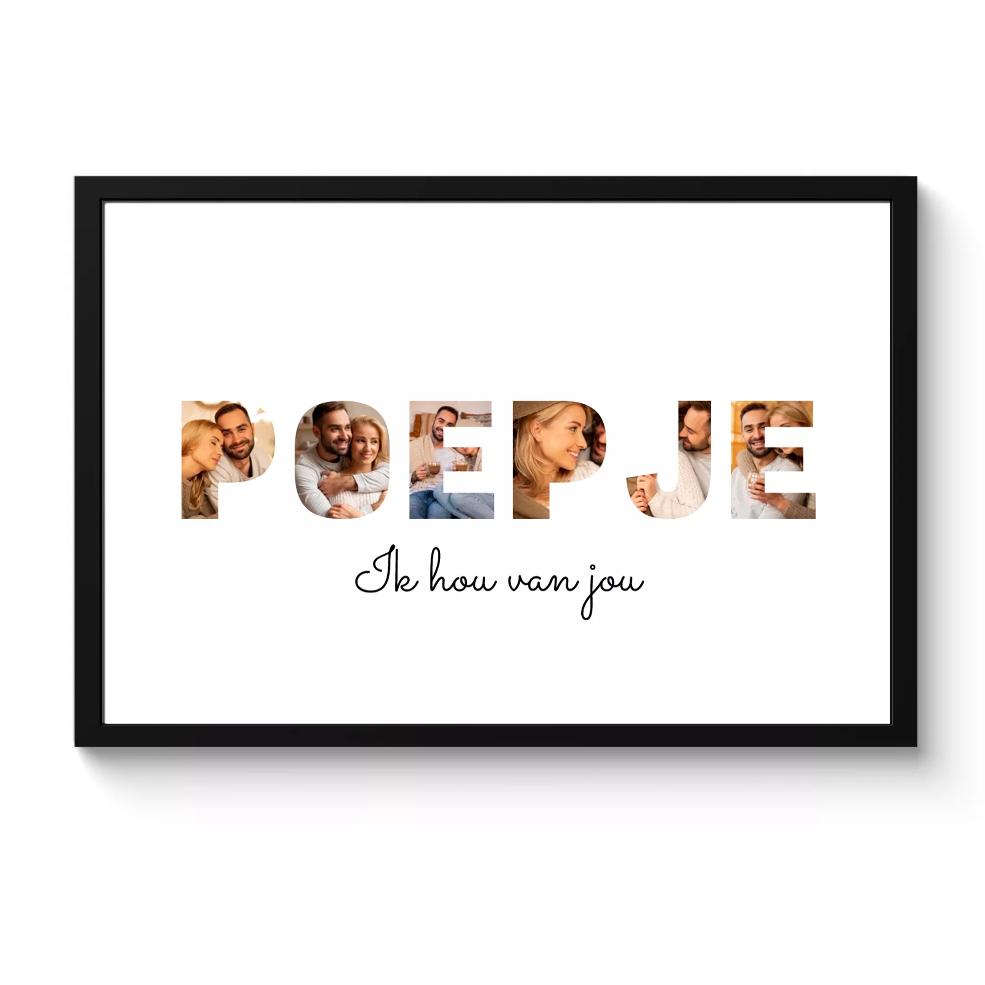 Letter collage Poepje