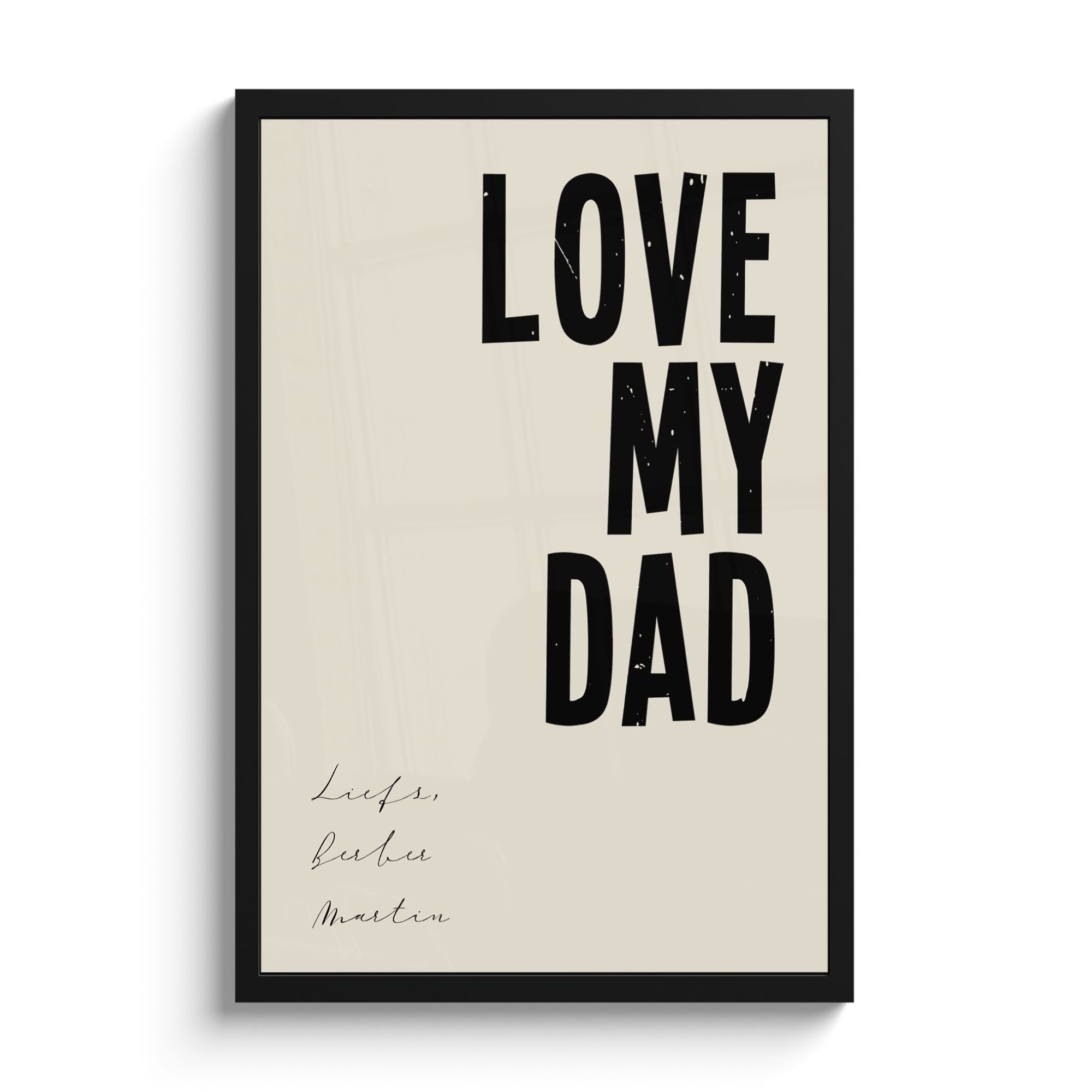 Foto in lijst – Love my dad