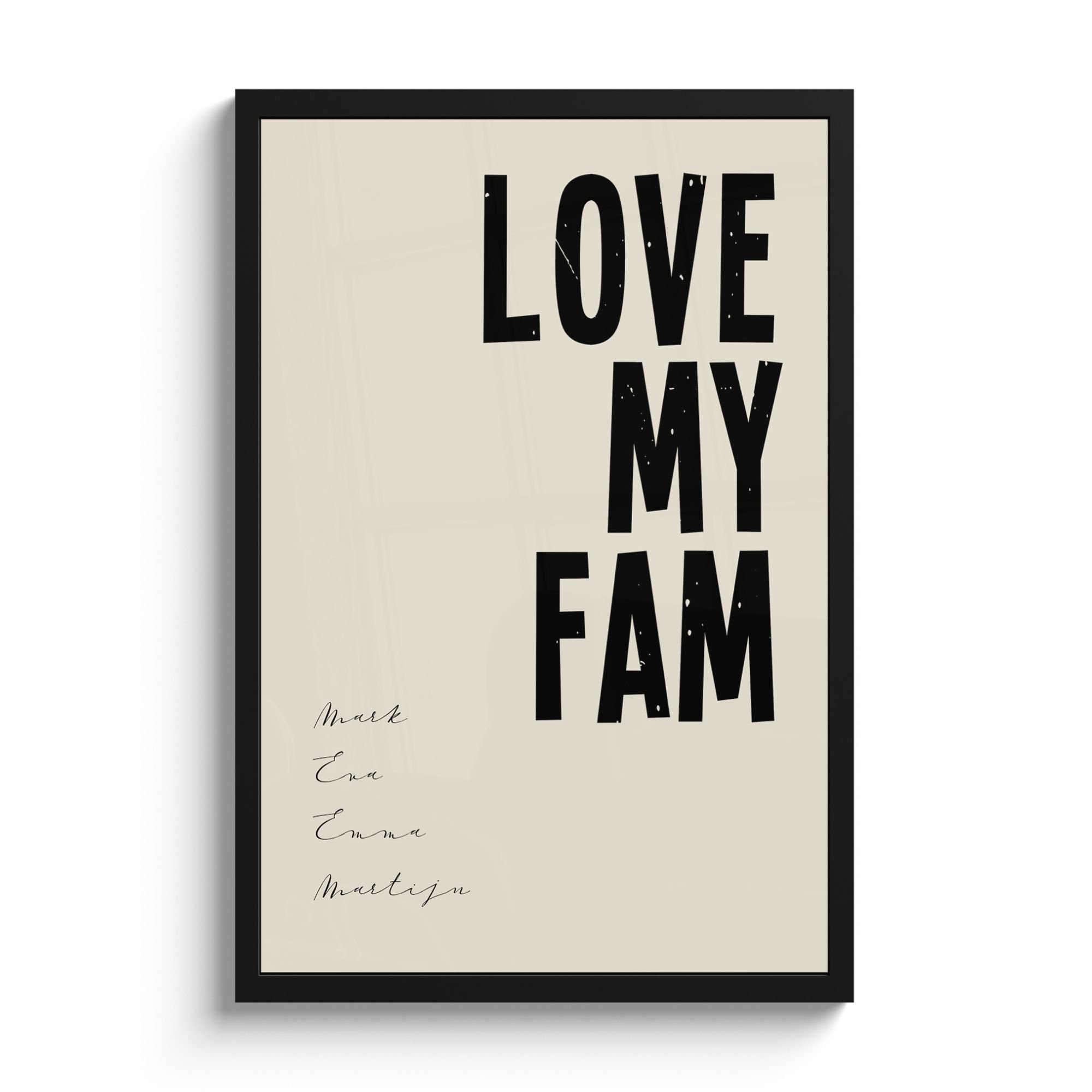 Foto in lijst – Love my fam